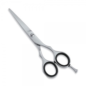 Ciseaux de coiffure professionnels en acier inoxydable 440C, pointe acérée, pour droitiers, manche long - Product Image 1