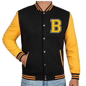 Dernière Collection : Blouson Teddy en Laine avec Broderie Chenille, Style Universitaire (Lettreman) pour École, Collège, Université, Baseball 2026 - Product Image 1
