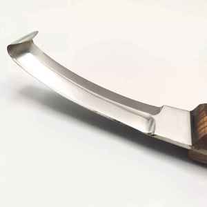 มีดตัดแต่งกีบม้าเหล็กดามัสกัสพรีเมียม IRON สำหรับงานตัดแต่งกีบม้า ใบมีดทำมือ  เครื่องมือสัตวแพทย์  OEM รับผลิตแบรนด์ส่วนตัว - Product Image 3