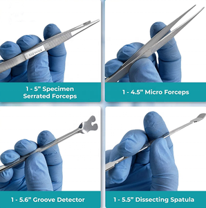 Kit de disección - 37 piezas, instrumentos de acero inoxidable de alta calidad para estudiantes de biología, botánica, veterinaria y medicina, de Dentavex - Product Image 2