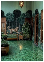 Mosaïque murale en verre sur mesure OEM ODM, design moderne, découpée à la main, pour hôtel, villa, chambre, salon, salle à manger, style parquet