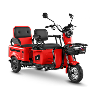 Electric Tricycle with LED Light & Horn 3 Speed Lead-Acid Battery 600W 48V Safe Night Riding - Product Image 4