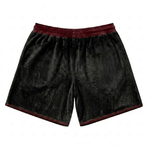 High Quality Elastic Waist Casual Shorts Double-<b>layer</b> Thick Mens Board Shorts Custom Logo Sublimation Men's Mesh Shorts - Product Image 2