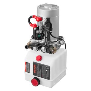 Centralina Idraulica 4 Quart DC 12V a Doppio Effetto per Rimorchio Ribaltabile, Pompa 3200 PSI Pressione Massima, Attrezzatura per Movimentazione Materiali - Product Image 1