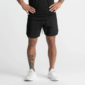 Pantalones Cortos Deportivos 2 en 1 para Hombre, con Doble Tela y Bolsillo Interior, Elásticos, Diseño Personalizado de Última Generación - Product Image 2