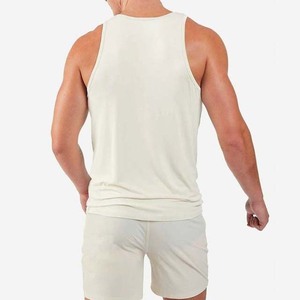 Débardeurs de sport décontractés pour hommes OEM, séchage rapide, en coton personnalisé, pour l'été - Product Image 3
