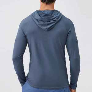 Survêtement de jogging unisexe en polyester de haute qualité, avec sweat à capuche entièrement zippé, coupe-vent, respirant, personnalisable avec logo, pour la course et le sport - Product Image 5