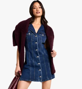 Vestido Vaquero de Corte Holgado para Mujer, Moda Casual, Ropa de Marca Privada, Proveedor Mayorista de Ropa de Moda, Colección de Verano, Ropa de Boutique - Product Image 1