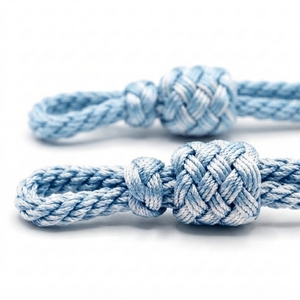 <b>Accessories</b> with Custom Logo OEM Service OEM Size Private Label Manufacturer Luxury Cap Cords Premium Quality <b>Braided</b> Decorative - Product Image 3
