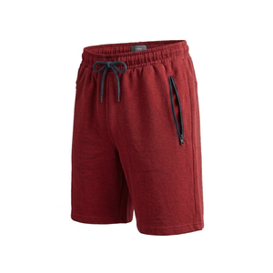 Shorts de sport décontractés pour hommes avec logo personnalisé, en coton écologique, séchage rapide, respirants, avec cordon de serrage et taille élastique - Product Image 2