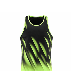 Top Selling Summer Breathable Quick Dry 100% Polyester Track Suit New Custom <b>Athletic</b> Running Uniform Sleeveless Unique Design - Product Image 6