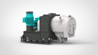 Centrifugeuse horizontale de séparation solide-liquide de qualité supérieure, en acier inoxydable SS 2205, 25 CV, 220 V, 100 à 1000 kg/h