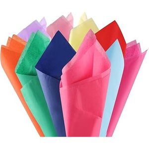 Carta Velina Colorata da 20 Pollici, 80 Fogli, per Matrimoni, Feste di Compleanno, Lavoretti Fai-da-Te e Decorazioni, Perfetta per Accenti Decorativi su Sacchetti Regalo - Product Image 1