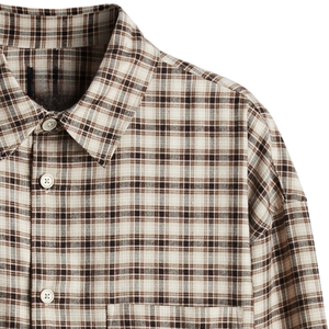 Chemise en flanelle à carreaux pour homme, coupe ample, douce et chaude, manches longues, boutonnée, style décontracté, surdimensionnée, confortable, pour le travail en extérieur - Product Image 4