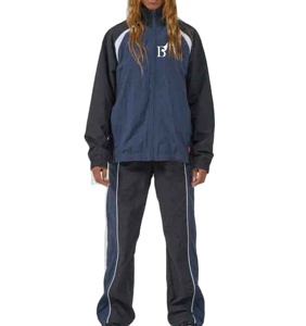 Veste de football coupe-vent OEM avec logo personnalisé survêtement de jogging réfléchissant pour hommes survêtement coupe-vent pour hommes veste de football en nylon - Product Image 1