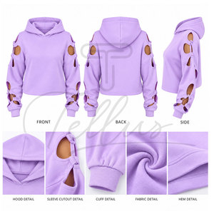 Sudaderas con Capucha para Mujer de Alta Calidad y Estilo, Precio al por Mayor, Nuevo Diseño, Sudaderas de Secado Rápido - Product Image 4