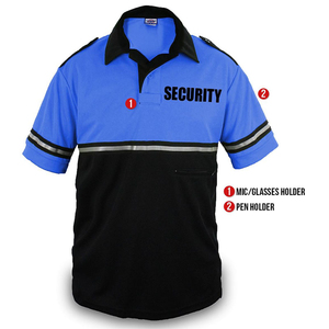 Uniforme de Verano para Guardias de Seguridad, Camisa Azul de Manga Corta para Conserjes de Hoteles y Propiedades - Product Image 6