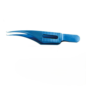 Pinzas de Microcapsulorrexis de 1.8mm con Incisión, de Acero de Titanio, Punta Curva Angulada Utrata, Instrumento Quirúrgico Oftálmico para Ojos - Product Image 3