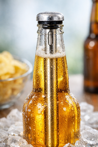 Juego de Barras Enfriadoras de Metal, Diseño Minimalista, Herramienta de Enfriamiento Duradera para Cerveza y Vino - Product Image 2
