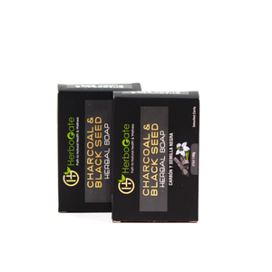 Herbal Charcoal and Black Seed <b>Soap</b> Bar for Soft Healthy Looking Skin and Gentle Cleansing Care Charcoal and Black Seed <b>Soap</b> - Product Image 2