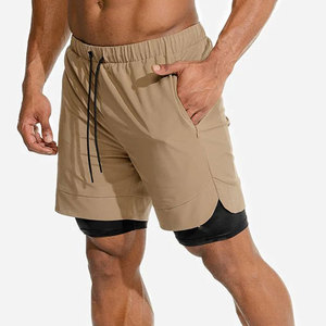Shorts de sport pour hommes, tissu extensible, respirant, pour l'entraînement, la course à pied, le basketball et la remise en forme - Product Image 1