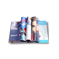 Services d'impression de magazines, de prospectus et d'affiches de qualité supérieure, impression offset couleur, plastification, promotion commerciale, papier