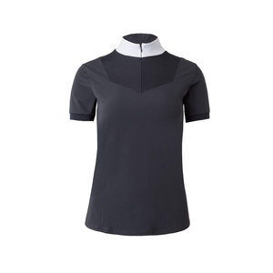Nouvelle conception de chemises d'équitation pour femmes, chemise de concours équestre, vente en gros d'usine, chemise d'équitation à manches courtes pour femmes, chemise de concours d'équitation - Product Image 1