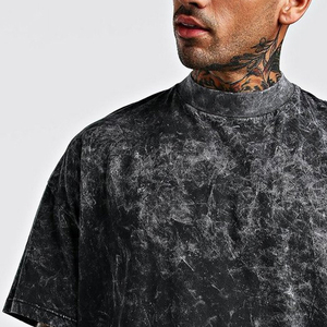 Camiseta de Diseño Nuevo Personalizada, 100% Algodón, Lisa, Casual, para Hombre, Lavada al Ácido, Hecha en Pakistán, Precio Económico en Venta - Product Image 2