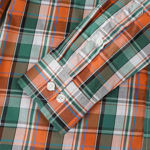 Men's Custom Logo Printed <b>Flannel</b> Casual Summer Shirts 100% Cotton Breathable Eco-Friendly Trendy - Product Image 3