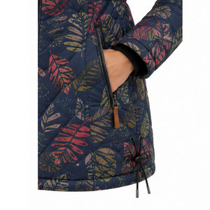 Chaqueta Impermeable con Capucha Premium para Mujer, Estilo Parka Corta, Aislamiento Térmico Grueso y Protección Contra el Viento - Product Image 5