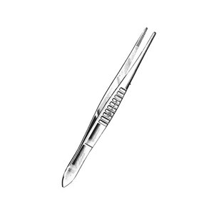 Forceps de dissection McIndoe HC-CL-175 en acier inoxydable durable à mâchoires dentelées – Instruments chirurgicaux/dentaires/vétérinaires - Product Image 4