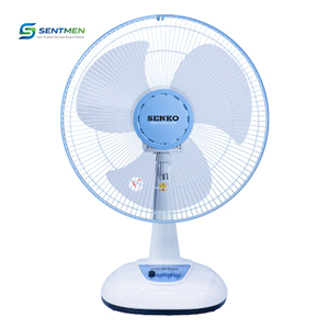 Senko Table Fan B1616 <b>Electric</b> <b>Desk</b> Fan 3 Blade Plastic Household Cooling Adjustable Speed Low Noise Energy Saving Oscillating - Product Image 3