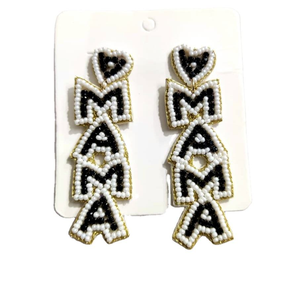 Pendientes Bordados con Cuentas de la India, Pendientes Hechos a Mano para Mujeres y Niñas, Estilo Clásico por MD HANDICRAFTS - Product Image 4