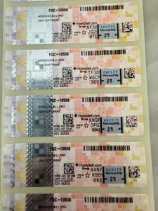 Etiqueta Adhesiva Plateada Original de Win11 Pro OEM COA, Etiquetas Físicas en Inglés, 12 Meses de Garantía, en Existencia, Origen Estadounidense - Product Image 4