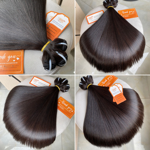 Extensiones de cabello humano virgen 100%, doble dibujado, crudo, sin procesar, trama recta, paquetes de cabello vietnamita, precio al por mayor - Product Image 2