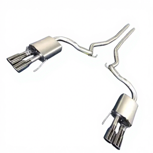 Sistema de Escape de Alto Rendimiento de Acero Inoxidable 304 Catback para Ford <span class=keywords><strong>Mustang</strong></span> GT 5.0L con Válvula de Silenciador y Tubo de Ajuste Automático - Product Image 1