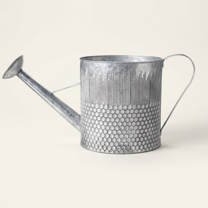 Wholesale Rustic Galvanized Metal Watering Can Durable Zinc Iron Plant Waterer With Long Spout For Indoor Outdoor <b>Garden</b> Usage - Product Image 4