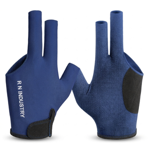Gants de billard personnalisés avec logo, gants de billard à 3 doigts, gants de snooker respirants, gants de billard professionnels, vente en gros de gants de billard - Product Image 2