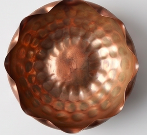 Cuenco de cobre hecho a mano con diseño Wabi Sabi, metal pulido, perfecto para uso como vajilla, en el hogar, hoteles y como regalo. - Product Image 3