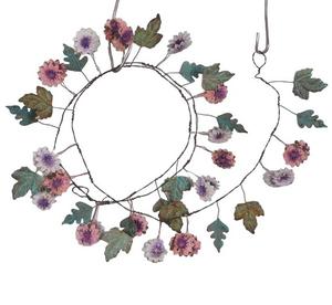 Guirnalda de Flores para Decoración de Fiestas, Lujosa Decoración Navideña Personalizada, Multicolor, de Lámina de Hierro, Moderna, Colgante - Product Image 3