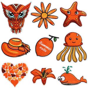 Parche de chenilla personalizado con logo bordado, termoadhesivo o para coser, ecológico, para ropa, insignia decorativa, uniforme, suministro al por mayor - Product Image 3