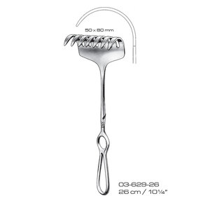 Écarteur chirurgical 26 cm 50 x 80 mm auto-fixant en acier inoxydable, instrument manuel de chirurgie générale, classe I, certifié CE - Product Image 1