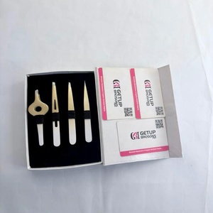Pinzas para Cejas Inclinadas de Acero Inoxidable - Product Image 1