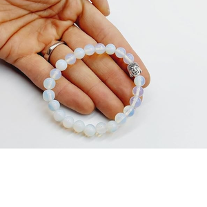 High Quality Opalite <b>Beads</b> Buddha <b>Bracelet</b> Romantic Gift Fashion Charm Jewelry for <b>Men</b> Women Energy Meditation - Product Image 5