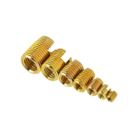 Brass Metric Thread Insert 12mm Outside Diameter Fully Threaded Right Hand for Metal General Industry Use