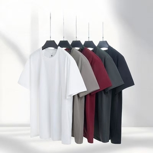 เสื้อยืดแขนสั้นผ้าฝ้ายออร์แกนิค 100% ลายตัวอักษร ทรงปกติ สวมใส่สบาย น้ำหนัก 220 กรัม แห้งเร็ว ระบายอากาศได้ดี - Product Image 1