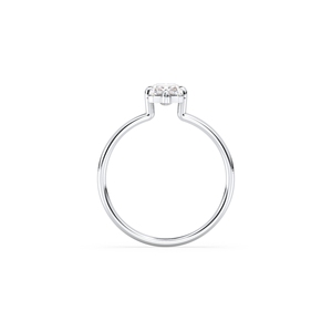 Bagues REYES personnalisées certifiées GRA en argent sterling 925 avec moissanite 0,98 carat pour femmes, bague de fiançailles solitaire, bijoux fins - Product Image 6