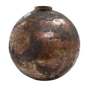 Jarrón Rústico de Terracota Naranja con Asa, Jarra de Cerámica con Acabado Mate Contemporáneo para Flores Secas y Decoración Boho - Product Image 4
