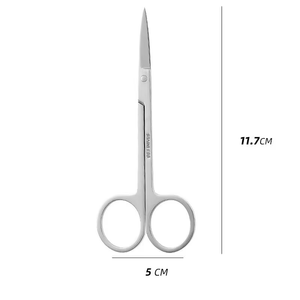 กรรไกรตัดผ้าพันแผลสแตนเลส Med Innovations ปลายทู่ ดีไซน์ตรงเพื่อการดูแลบาดแผลอย่างปลอดภัย ใช้สำหรับการแพทย์และการผ่าตัด - Product Image 6