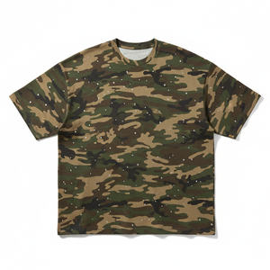 Personalized <b>Rhinestone</b> Oversized T Shirt Men Custom Print 100 Cotton Heavyweight Streetwear Hip Hop Y2K Graphic Tee <b>Top</b> - Product Image 1